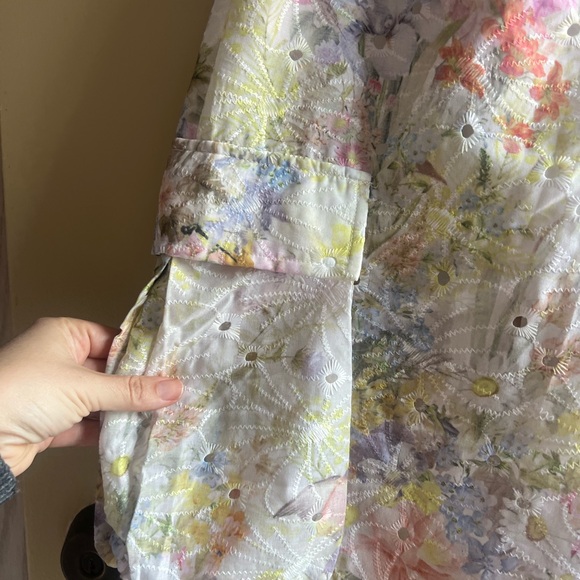 Floral Wide Leg Cargo Pants - Picture 4 of 8